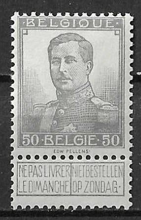 Belgique OPC 115 S.M. le Roi Albert Ier **, Timbres & Monnaies, Timbres | Europe | Belgique, Neuf, Enlèvement ou Envoi, Non oblitéré