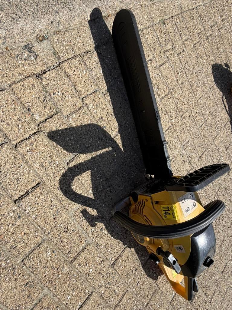 Kettingzaag powerplus, Ophalen, Gebruikt, Boomzaag