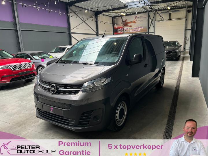 Opel Vivaro Vivaro E50 KWh L1H1 136pk Bj.2022, Auto's, Bestelwagens en Lichte vracht, Zwart, Leder en Stof, Opel, 5 deurs