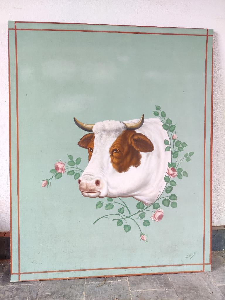 Grand peinture de vache, Enlèvement