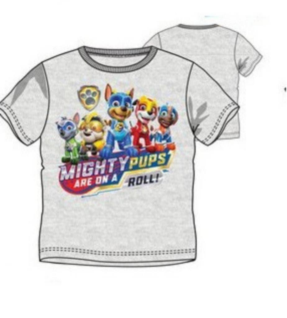 Paw Patrol T-shirt Pups - Grijs - Maat 116 - Katoen, Kinderen en Baby's, Nieuw, Ophalen of Verzenden, Shirt of Longsleeve, Paw Patrol