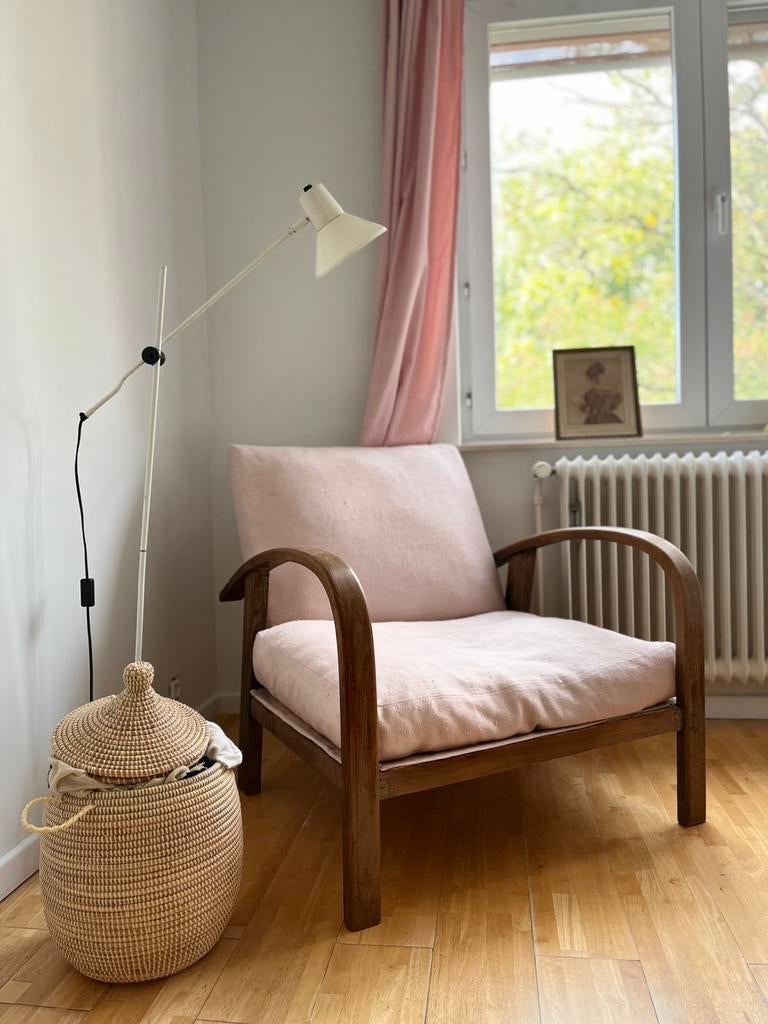 Fauteuil art deco incroyable, Maison & Meubles, Fauteuils, 75 à 100 cm, Art Déco, Enlèvement, Utilisé