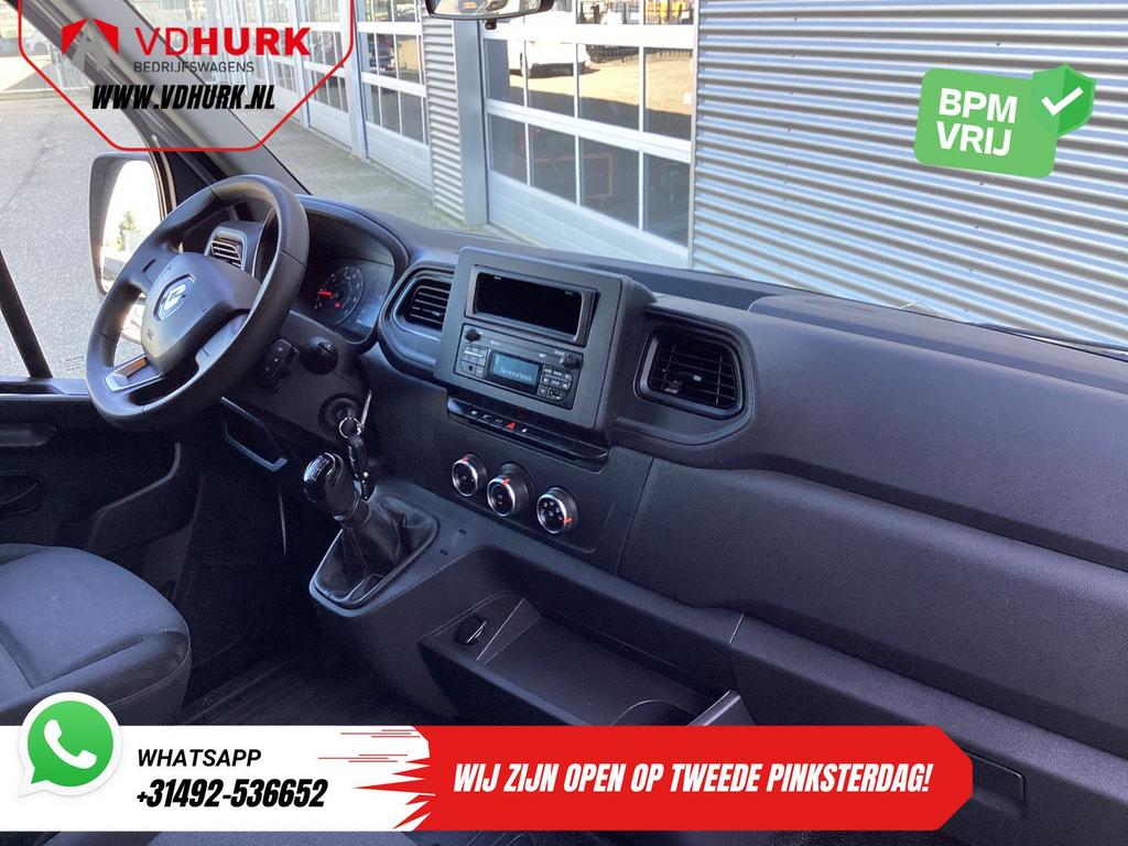 Renault Master 2.3 dCi 150 pk DC Dubbel Cabine Open laadbak/, Auto's, Bestelwagens en Lichte vracht, Renault, Wit, Bedrijf, Onderhoudsboekje