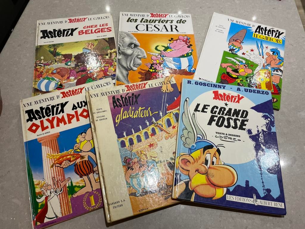 Lot de Bd Astérix, Livres, Plusieurs comics, Enlèvement ou Envoi, Utilisé