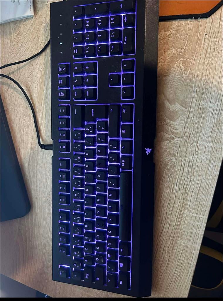 Clavier gaming, Informatique & Logiciels, Claviers, Clavier gamer, Enlèvement ou Envoi, Azerty, Comme neuf
