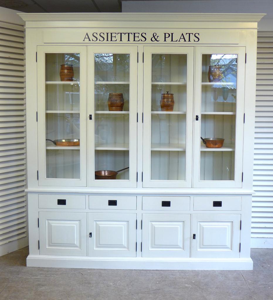 Magnifique buffet champêtre blanc, Maison & Meubles, 25 à 50 cm, 200 cm ou plus, Comme neuf, Enlèvement