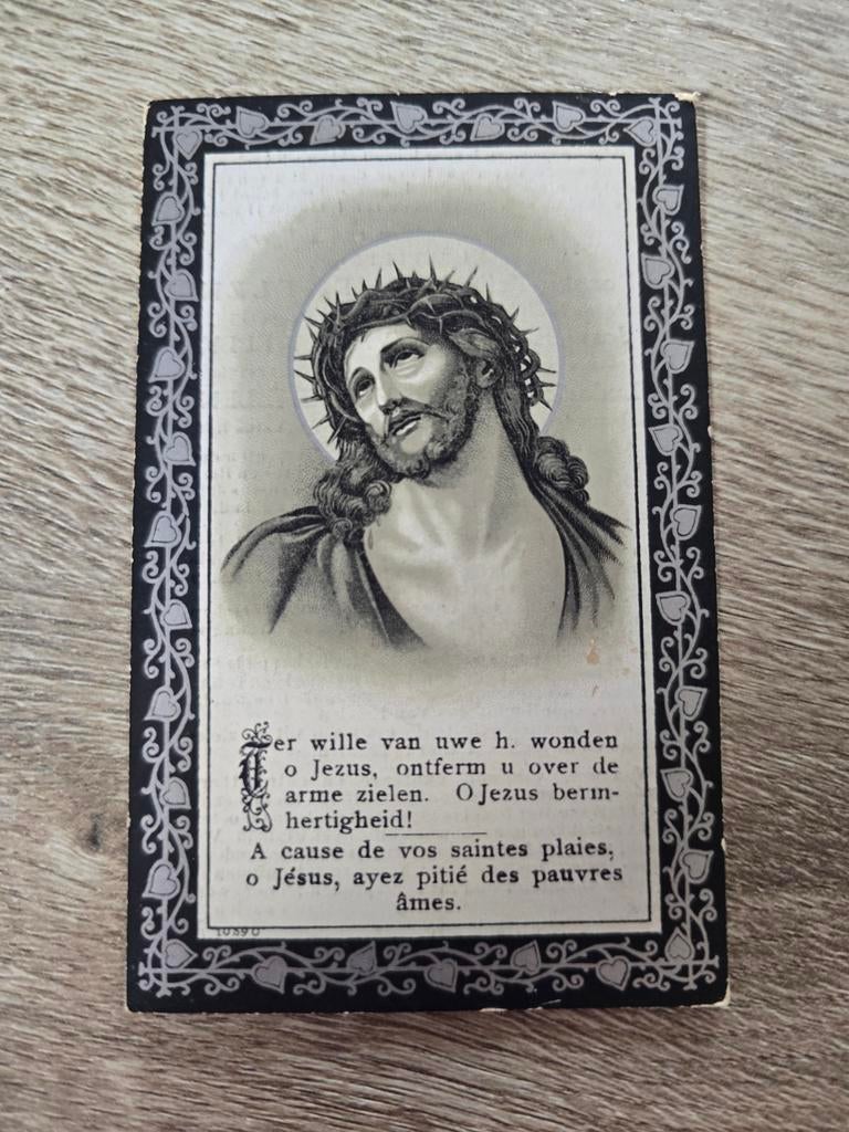 Doodsprentje 1918 , Molenbeek-Wersbeek , 3 personen, Verzamelen, Bidprentjes en Rouwkaarten, Ophalen of Verzenden, Bidprentje