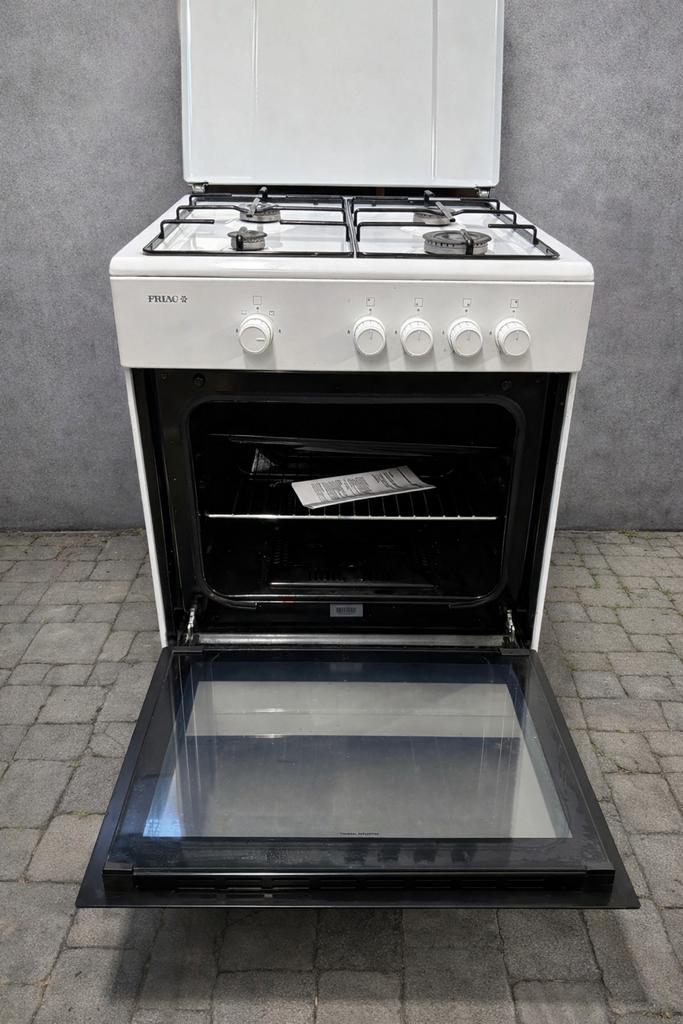 Gasfornuis met oven te koop, Elektronische apparatuur, Fornuizen, Ophalen, Gebruikt, Minder dan 45 cm, 4 kookzones
