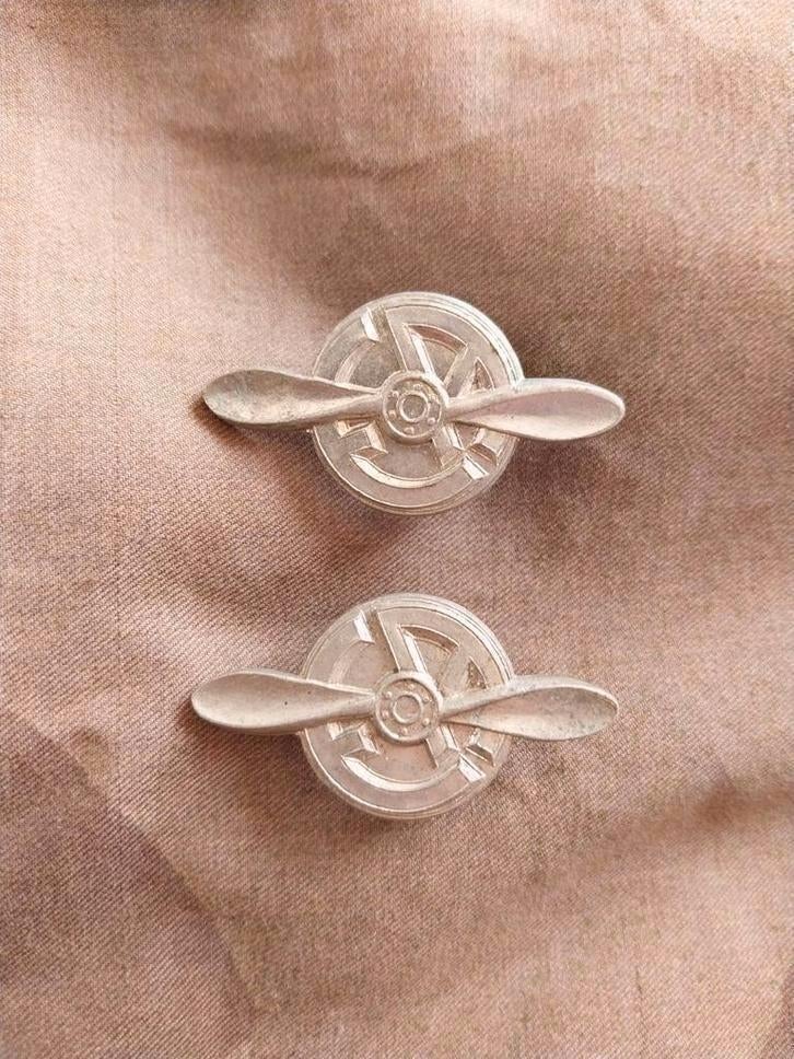 Insignes ABBL 1940 wo2 Aéronautique militaire, Ophalen of Verzenden