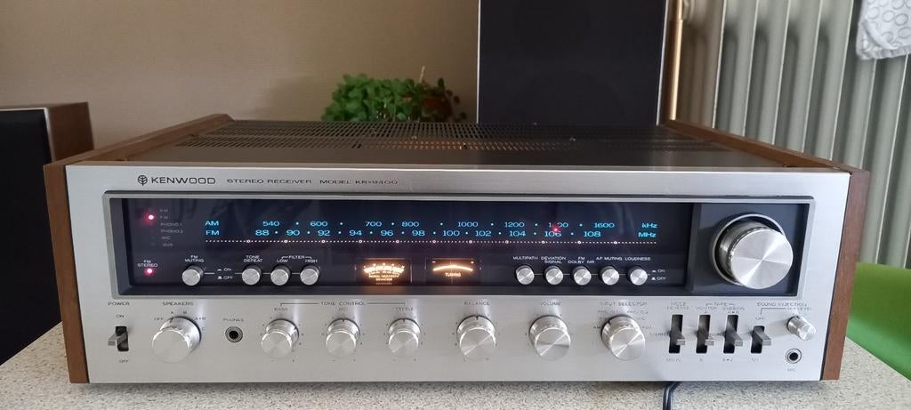 Monster receiver van kenwood kr9400 jaren 70 vintage, Audio, Tv en Foto, Gebruikt, 120 watt of meer, Stereo, Ophalen