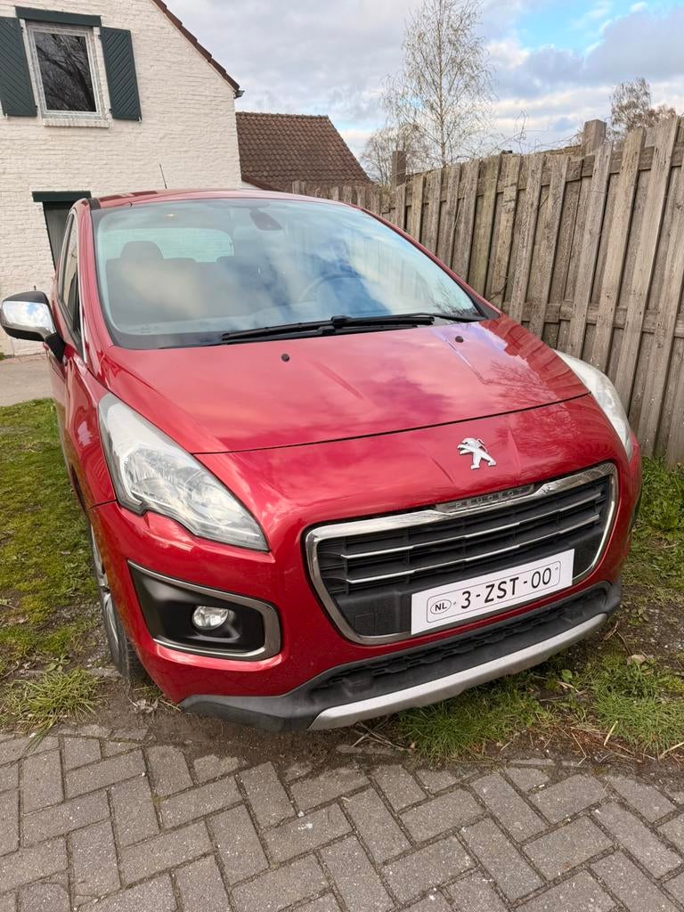 3008 Peugeot, Rouge, Euro 5, 1250 kg, Noir