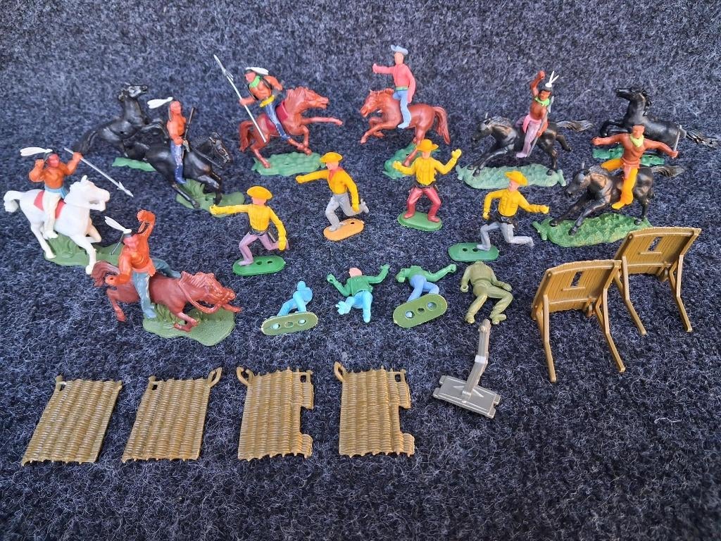 Partij Cowboys en indianen Timpo, Ophalen of Verzenden, Zo goed als nieuw