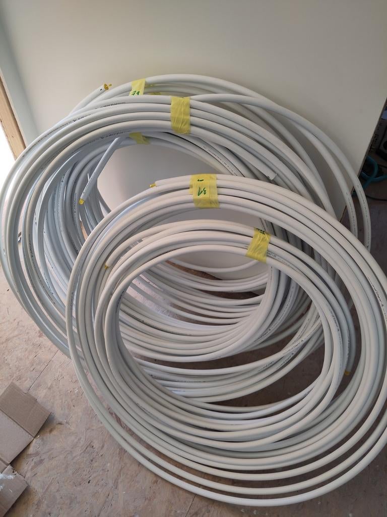 Vloerverwarming leiding (79m, 22m, 31m en 14m), Doe-het-zelf en Bouw, Buizen en Afvoer, Ophalen