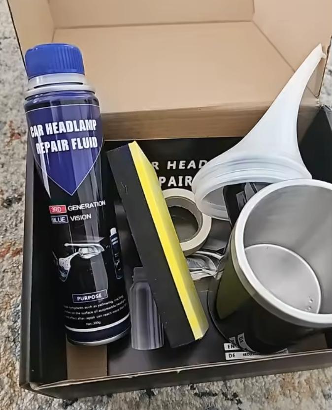 Kit rénovation phare voiture – Polissage + liquide, Verzenden, Nieuw