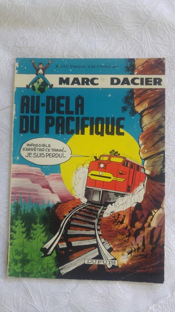 Vintage BD marc dacier au delà du Pacifique eo 1961, Livres, Enlèvement ou Envoi, Utilisé