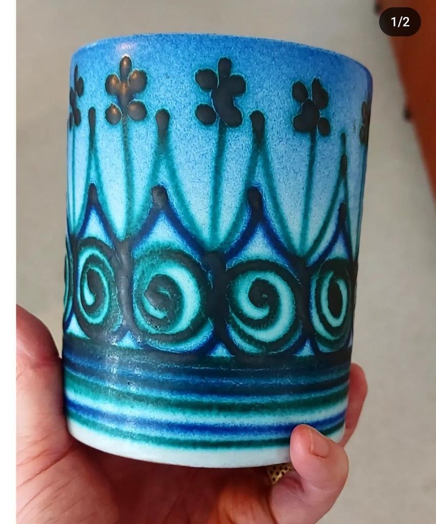 Vintage bloempot, Ophalen of Verzenden