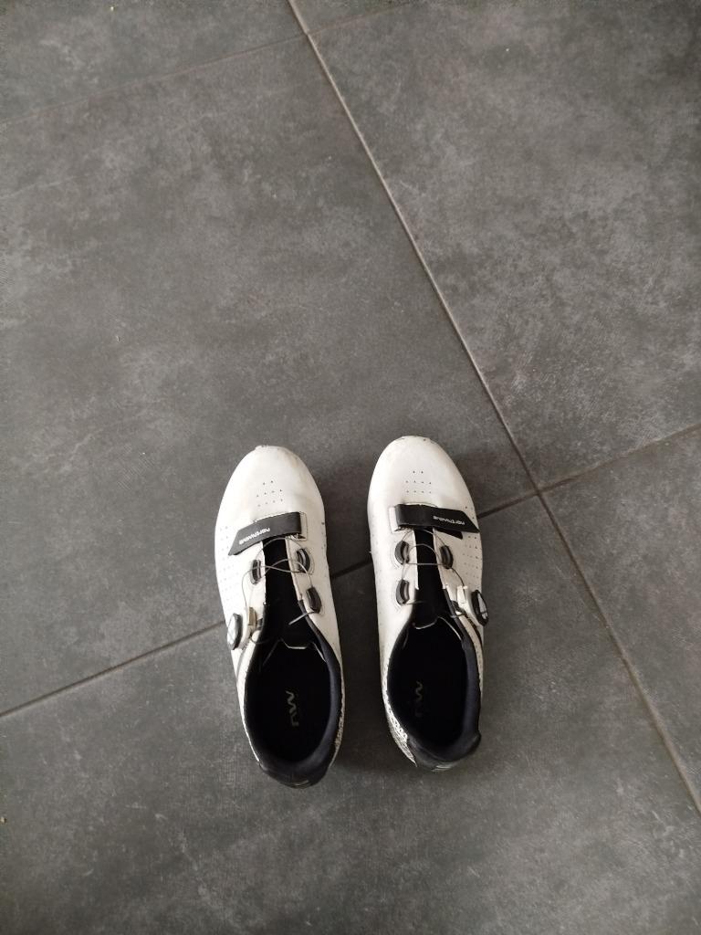 Northwave fietsschoenen maat 42 wit-zwart, Fietsen en Brommers, Ophalen, Gebruikt, M, Dames