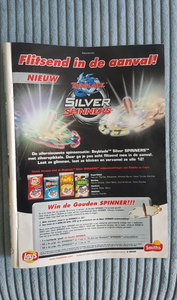 Beyblade Silver Spinner - Gold Spinner, objet de collection, Collections, Envoi, Olympique, Autres types