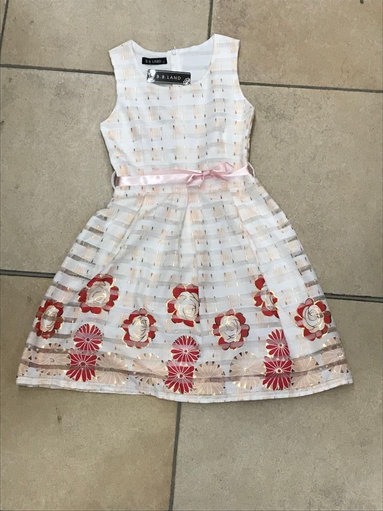 Mooie nieuwe zomer jurk/ kleedje feest/ communie/ lentefeest, Envoi, Neuf, Fille, Robe ou Jupe