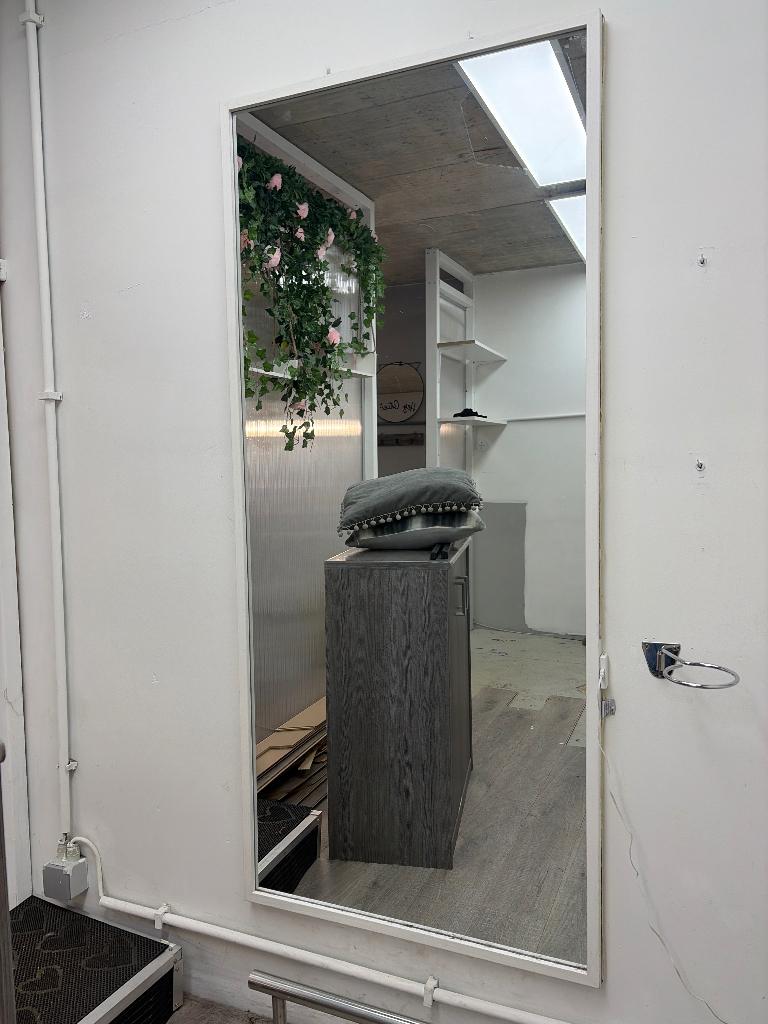 spiegel, Ophalen, 100 tot 150 cm, Zo goed als nieuw, 75 tot 100 cm