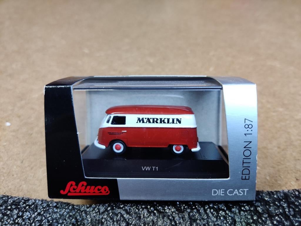 VW T1 SCHUCO 1/87, Hobby & Loisirs créatifs, Trains miniatures | HO, Enlèvement ou Envoi, Neuf