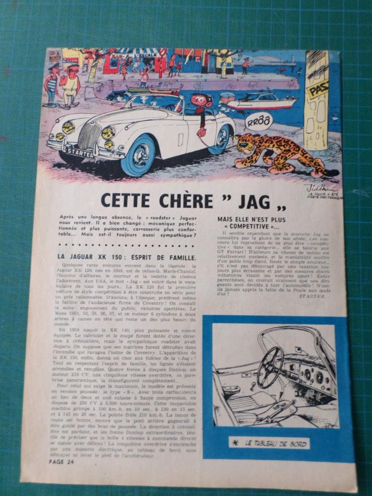 Jaguar XK 150 - article illustré - 1959, Collections, Marques & Objets publicitaires, Enlèvement ou Envoi, Utilisé, Autres types