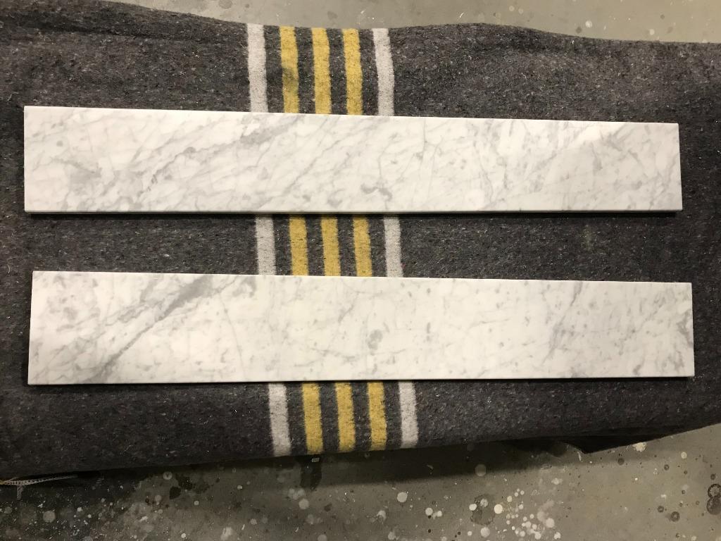 Deurdorpels in marmer - Carrara marmer - entreport, Huis en Inrichting, Ophalen, Nieuw