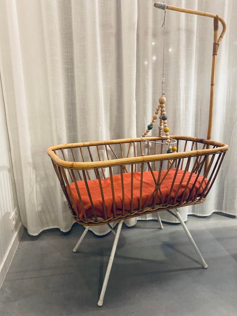 Rotan Wieg, Ophalen, Zo goed als nieuw, 140 tot 160 cm, 100 cm of meer