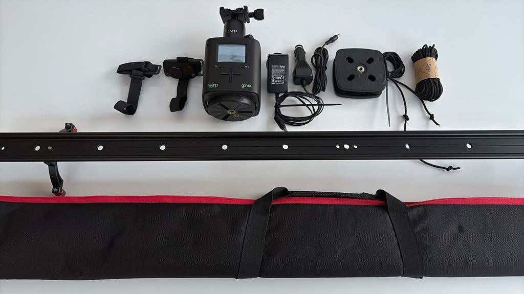 Syrp Genie one inclusief rail en toebehoren, Audio, Tv en Foto, Fotografie | Statieven en Balhoofden, Ophalen of Verzenden, Zo goed als nieuw