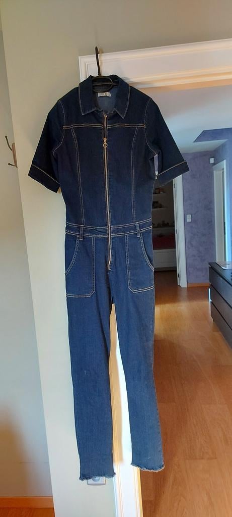 Jumpsuit jeans maat 36 in zeer nette staat, Kleding | Dames, Jumpsuits, Ophalen, Zo goed als nieuw