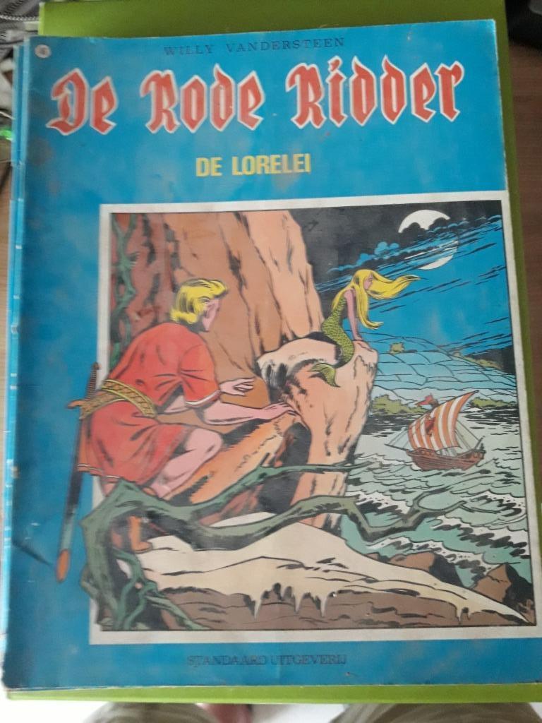 De rode ridder 46  De lorelei, Boeken, Stripverhalen, Gelezen, Willy Vandersteen, Eén stripboek, Ophalen of Verzenden