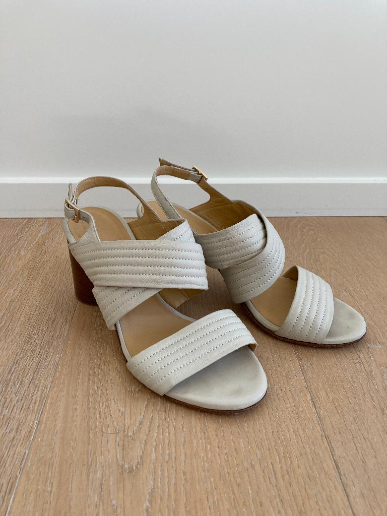 Hakken Atelier Content, Wit, Gedragen, Atelier Content, Sandalen of Muiltjes