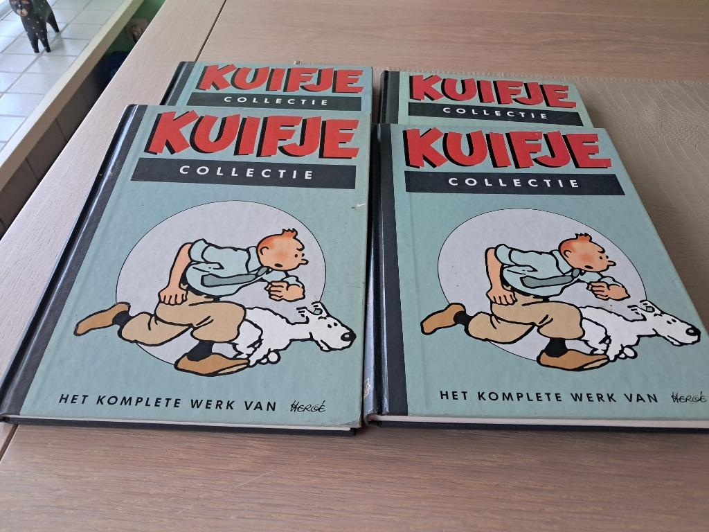 Verzamelbboeken van Kuifje 4 sttuks, Ophalen of Verzenden, Kuifje, Zo goed als nieuw, Boek of Spel