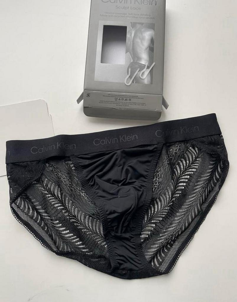 Slips de sport en microfibre Calvin Klein, Envoi, Noir, Calvin Klein, Slip