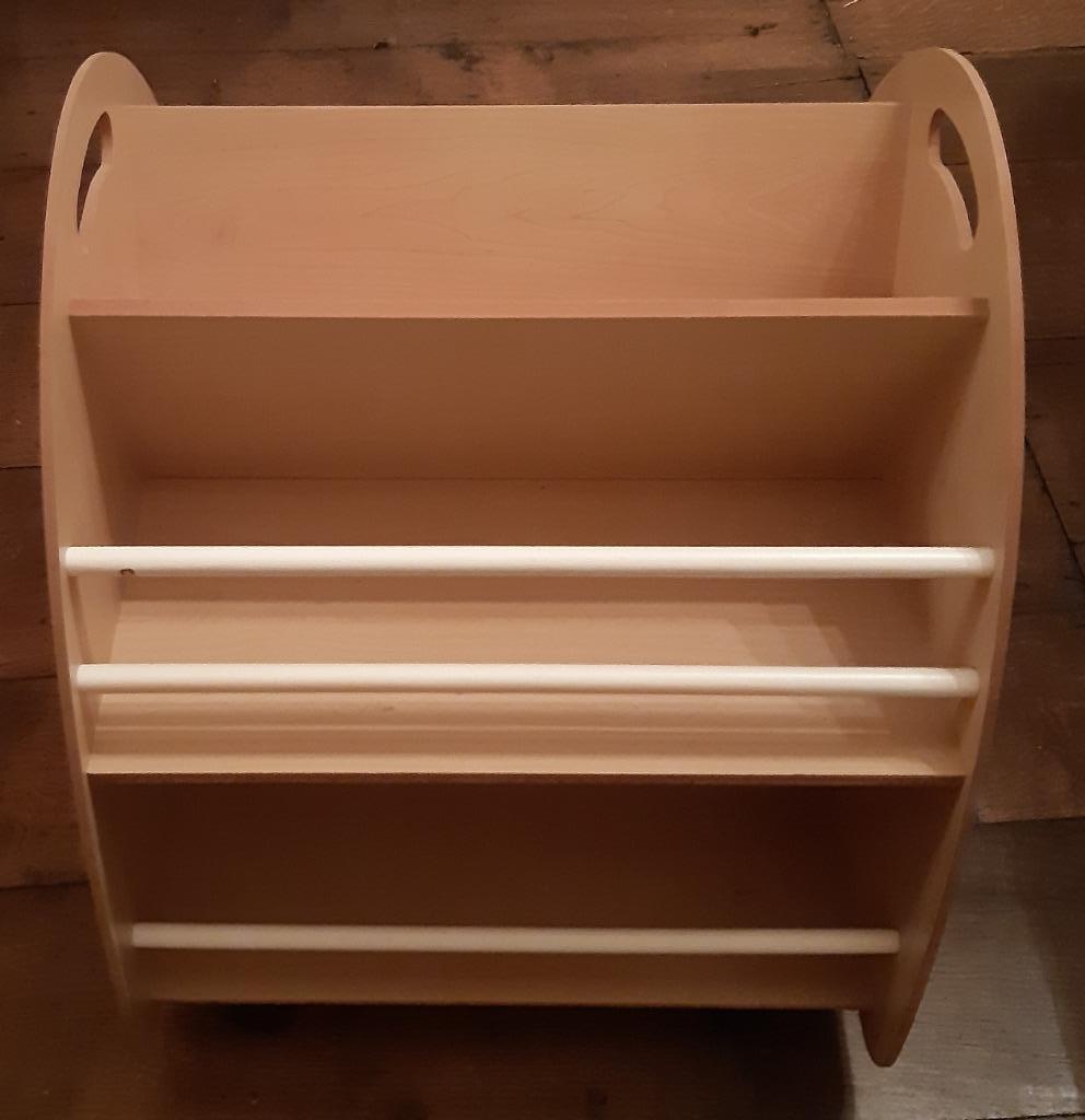 Bibliothèque sur roulettes, 25 à 50 cm, Moins de 100 cm, Comme neuf, Enlèvement