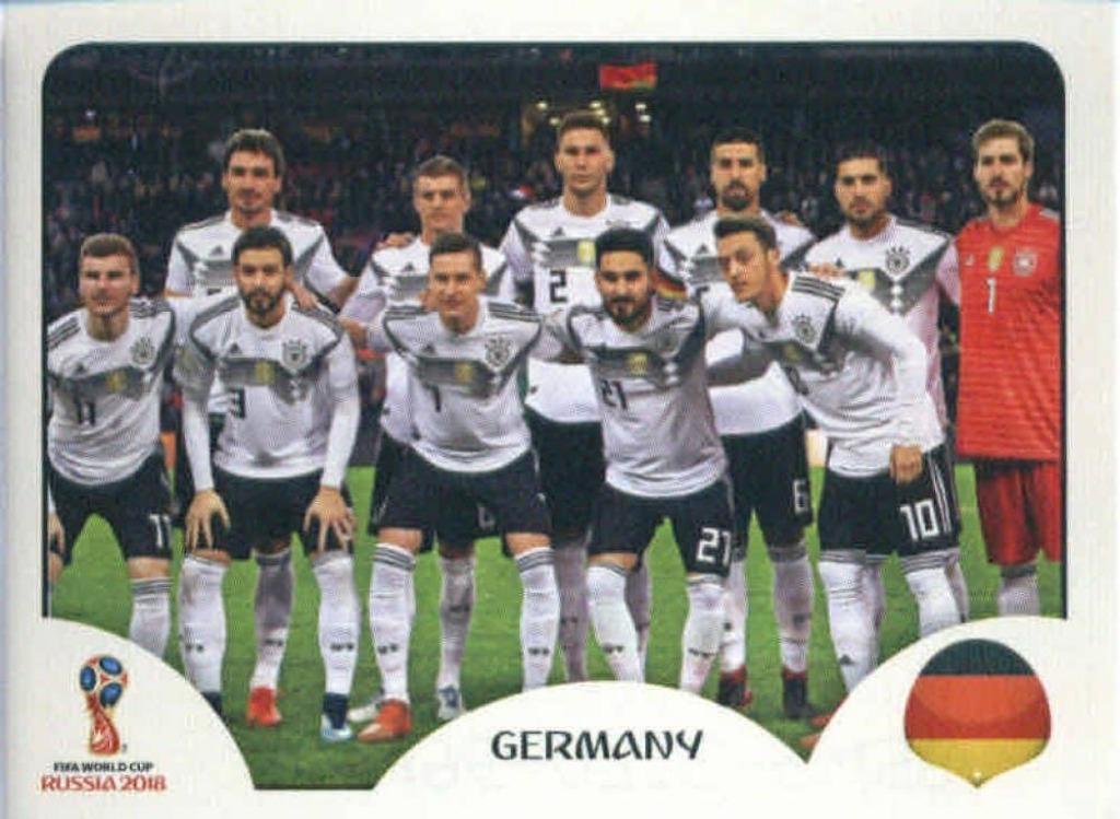 Autocollant 421 (équipe Allemagne) Panini FIFA World Cup Rus, Collections, Enlèvement ou Envoi, Comme neuf, Sport