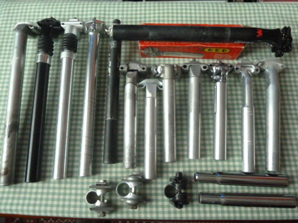 13 tiges de selle vintage,  Campagnolo, Merckx, 3 adaptateur, Vélos & Vélomoteurs, Vélos Pièces, Utilisé, Autres types, Enlèvement ou Envoi