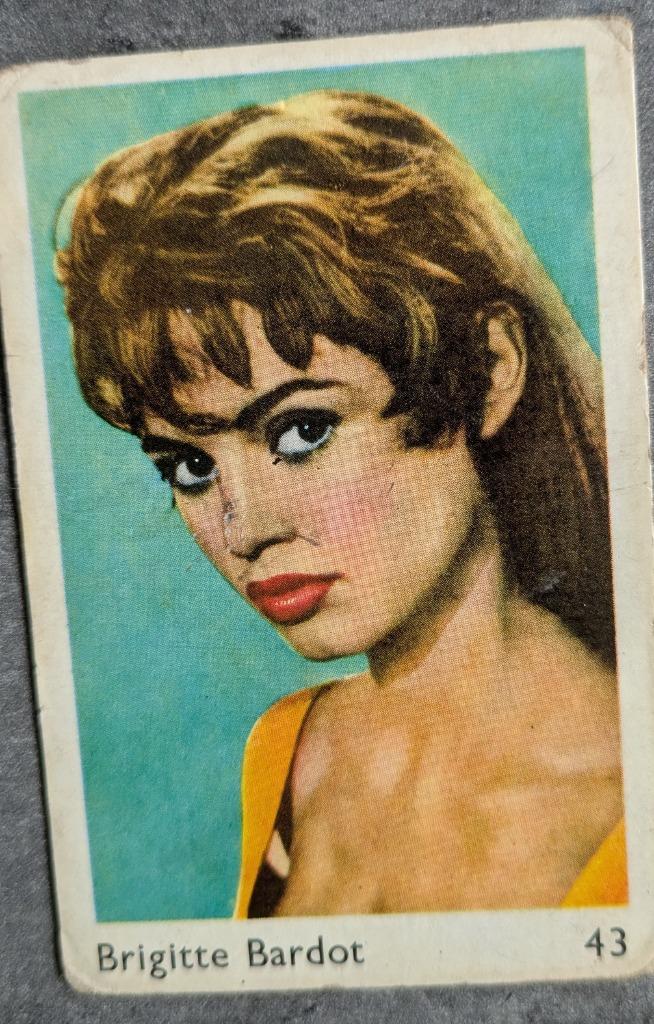 BRIGITTE BARDOT FILM STER NR 43 MAPLE LEAF 60S icoon, Verzenden, Plaatje