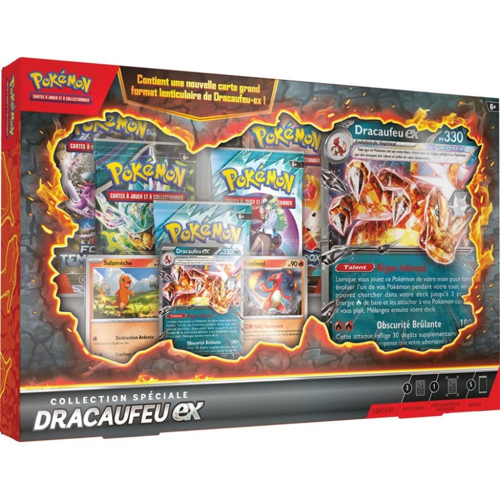 Pokemon Coffret Collection Spéciale Dracaufeu EX FR, Hobby en Vrije tijd, Verzamelkaartspellen | Pokémon, Nieuw, Boosterbox, Ophalen