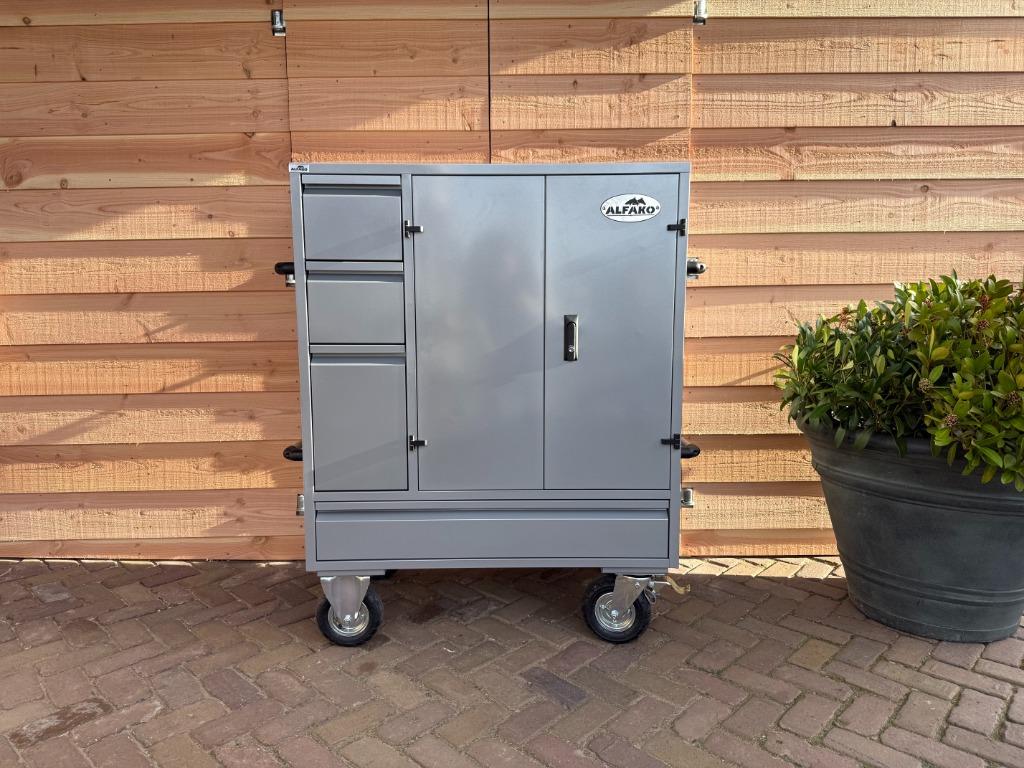 MIDI 200 ZILVER saddle box Alfako Concourskast | zadelkast, Dieren en Toebehoren, Ophalen, Nieuw, Overige soorten