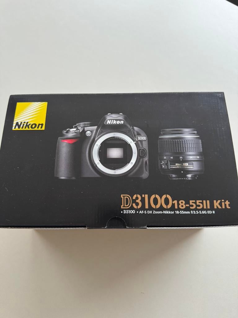 Nikon D3100 18-55II KIT (incl. Nikkor Lens) - BOXFRESH, Audio, Tv en Foto, Ophalen, Nieuw, Spiegelreflex, Nikon