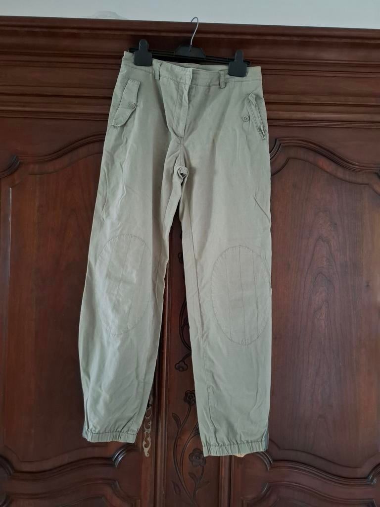 Lichtkaki broek MER DU NORD, maat 38., Kleding | Dames, Broeken en Pantalons, Ophalen of Verzenden, Zo goed als nieuw, Maat 38/40 (M)
