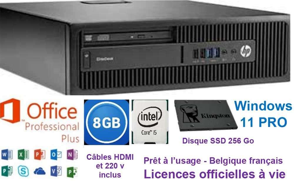 10 hp EliteDesk G1 + 3 tours identiques, 256 GB, 8 GB, Comme neuf, SSD