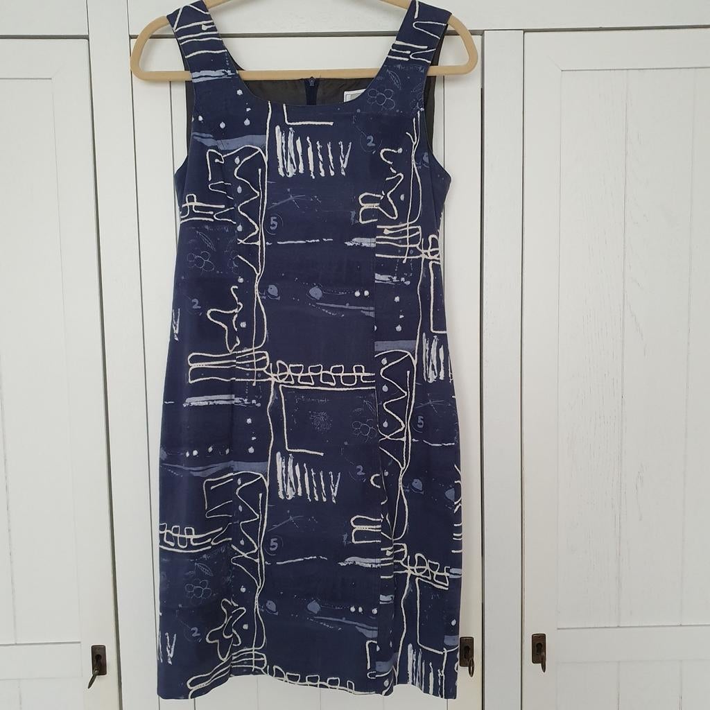 Vintage kleedje Porcini jeanslook maat 38, Kleding | Dames, Maat 38/40 (M), Blauw, Porcini, Ophalen of Verzenden