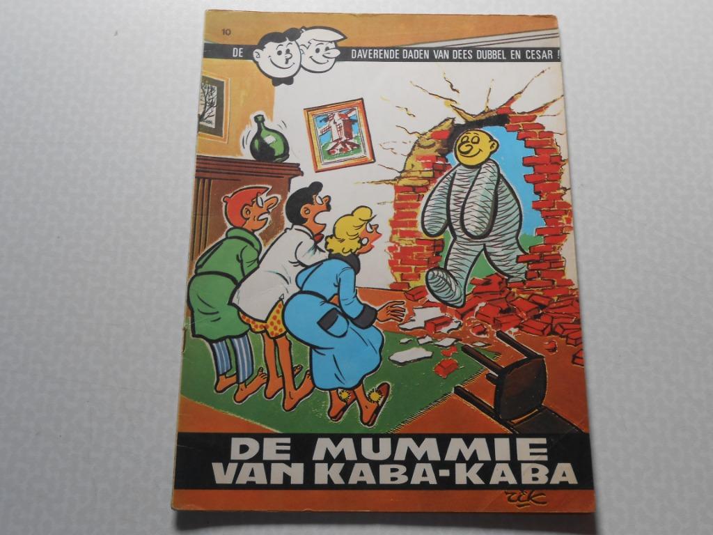 Dees dubbel en cesar 10 De mummie van Kaba-Kaba 1967 1 ste, Boeken, Stripverhalen, Gelezen, Eén stripboek, Ophalen of Verzenden