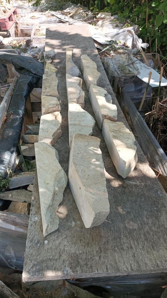 Natuursteen gevelstenen Bourgondië, Enlèvement, Comme neuf