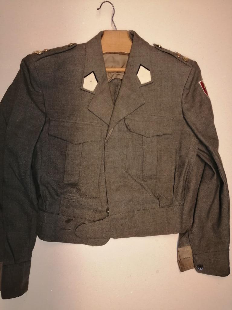 BELGIQUE - ABL - BLOUSON QG 17 BRIGADE - 1969, Collections, Objets militaires | Général, Armée de terre, Enlèvement ou Envoi
