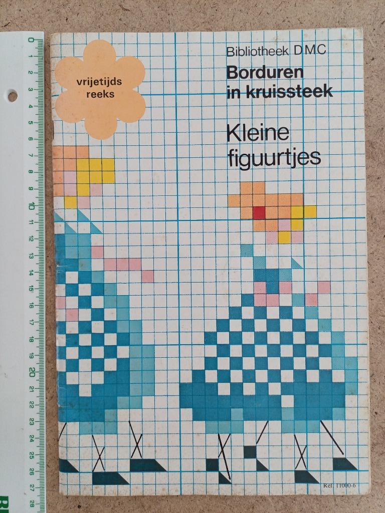 Broderie au point de croix - Petites figurines - DMC, Enlèvement ou Envoi