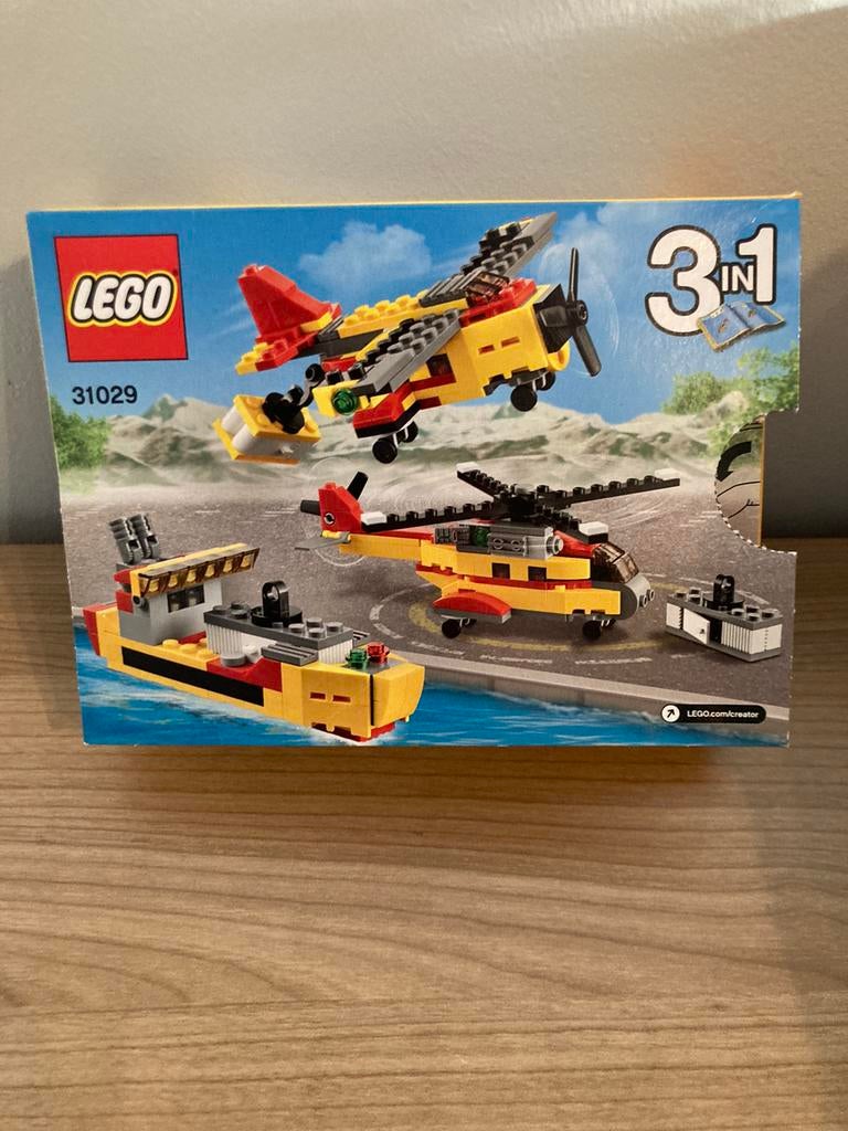 Lego - 3 in1 - boot / helikopter / vliegtuig - nr 31029, Ophalen of Verzenden, Zo goed als nieuw
