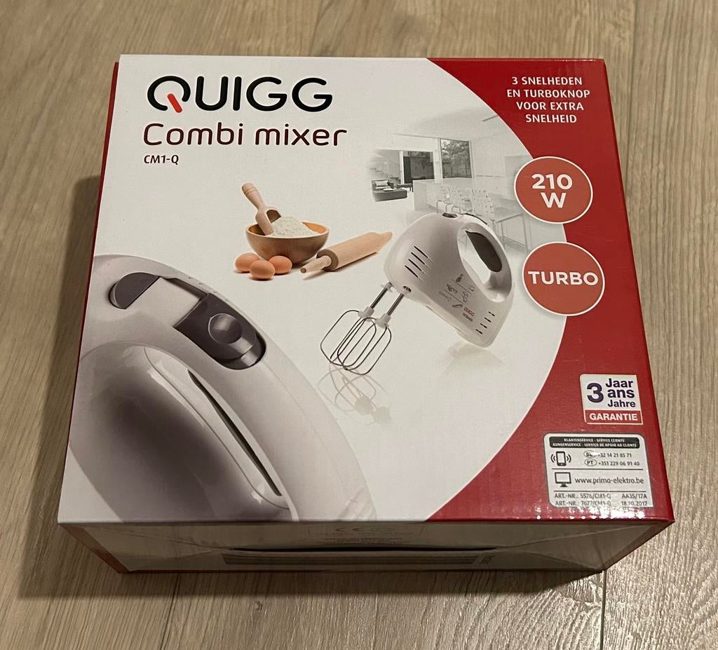 Quigg combi mixer, Enlèvement, Comme neuf